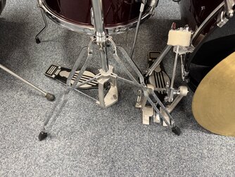 Mapex Tornado 5 Piece Drum Kit with Cymbals - Used, Red