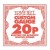 Ernie Ball Plain Single String, 0.020"