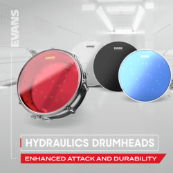 Evans Hydraulic Blue Drum Head, 16” Tt16hb