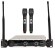 Chord SU20 Compact Dual UHF Microphone Set, Ex Demo, Handheld 863.42 + 864.30