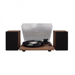 Crosley C62 Vinyl Hi Fi System With Speakers, Walnut