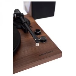 Crosley C62 Vinyl Hi Fi System With Speakers, Walnut
