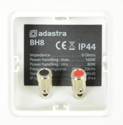 Adastra BH6 Speakers Indoor/Outdoor Pair, White