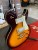 Cort CR250 Solid Body Single Cutaway Electric Guitar, Vintage Burst