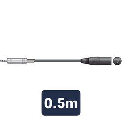 Chord Classic 6.3mm TRS Jack Plug - 6.3mm TRS Jack Socket, 3m