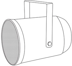 Adastra Sound Projector 25W - White WSP25-B, White