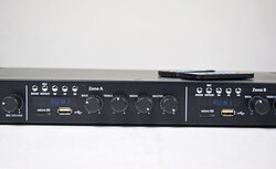 Adastra Dual Stereo Mixer-Amplifier 4 X 100W 953.414UK, New Stock