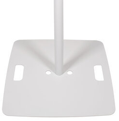 QTX Speaker Stand with Square Base 15KG Capacity 180.196UK, White