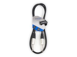 StageCore Core 100 Inst Cable Straight Jack To Straight Jack, BLACK, 1 METRE 90013