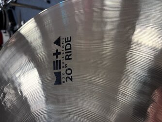 Turkish Cymbals Meta Brilliant B20 Alloy Cymbal, Ride, 20"
