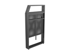 Ultimax DJ Booth Pro, Black and White Scrims