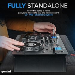 Gemini CDM-4000BT Dual CD, USB, Mixer Combo with Bluetooth