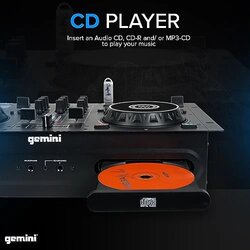 Gemini CDM-4000BT Dual CD, USB, Mixer Combo with Bluetooth
