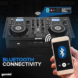 Gemini CDM-4000BT Dual CD, USB, Mixer Combo with Bluetooth