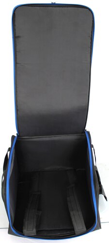 Roksak WEDGE MONITOR SPEAKER BAG, Black With Blue Trim, RSSP-WED