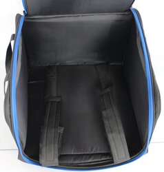 Roksak WEDGE MONITOR SPEAKER BAG, Black With Blue Trim, RSSP-WED