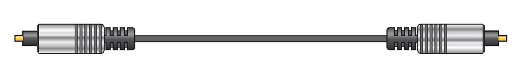 AVlink Premium Fibre Optic TOSlink Leads, 1.5 Metre 112.211UK