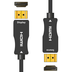 Ultra High Speed 4K UHD Active Fibre Optic HDMI 2.0 Lead, 10 Metre