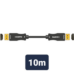 Ultra High Speed 4K UHD Active Fibre Optic HDMI 2.0 Lead, 10 Metre