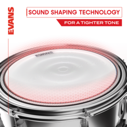 Evans EC2S Clear Standard Pack (12", 13", 16") with 14" HD Dry Snare Batter
