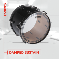 Evans EC2S Clear Standard Pack (12", 13", 16") with 14" HD Dry Snare Batter