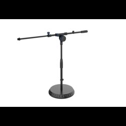 ULTIMAX Telescopic SHORT Round Base Boom Microphone Stand, BLACK, UTX 192BK 99106