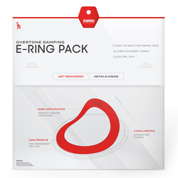 Fusion E-Ring Pack Includes 10x1 In, 12x1.5 In, 14x1.5 In, and 14x1 In, Clear