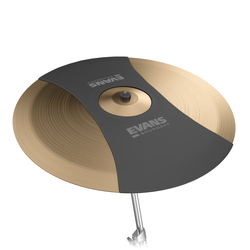 Evans SoundOff Ride Mute, 22 In, Black