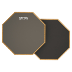 Evans RealFeel 2-Sided Practice Drum Pad, 12 in