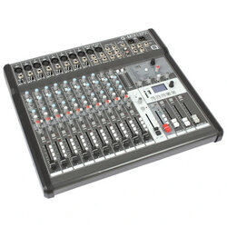 Q Audio Analogue Mixer with Bluetooth / USB Playback, QMIX 12FX 12 Channel Mixer